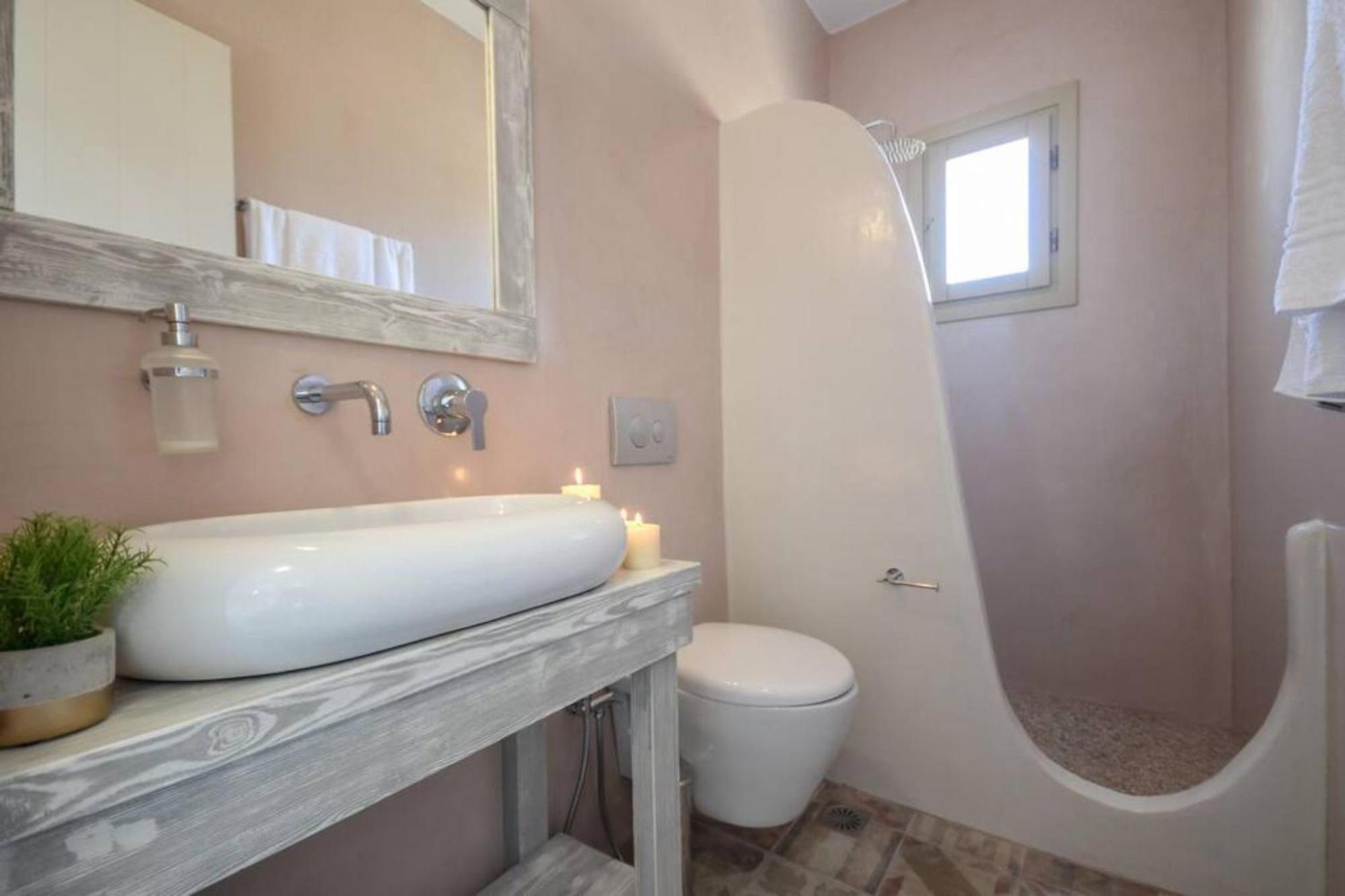 Villa Anthemion Naxos With Outdoor Jacuzzi Ano Sangrion Ngoại thất bức ảnh