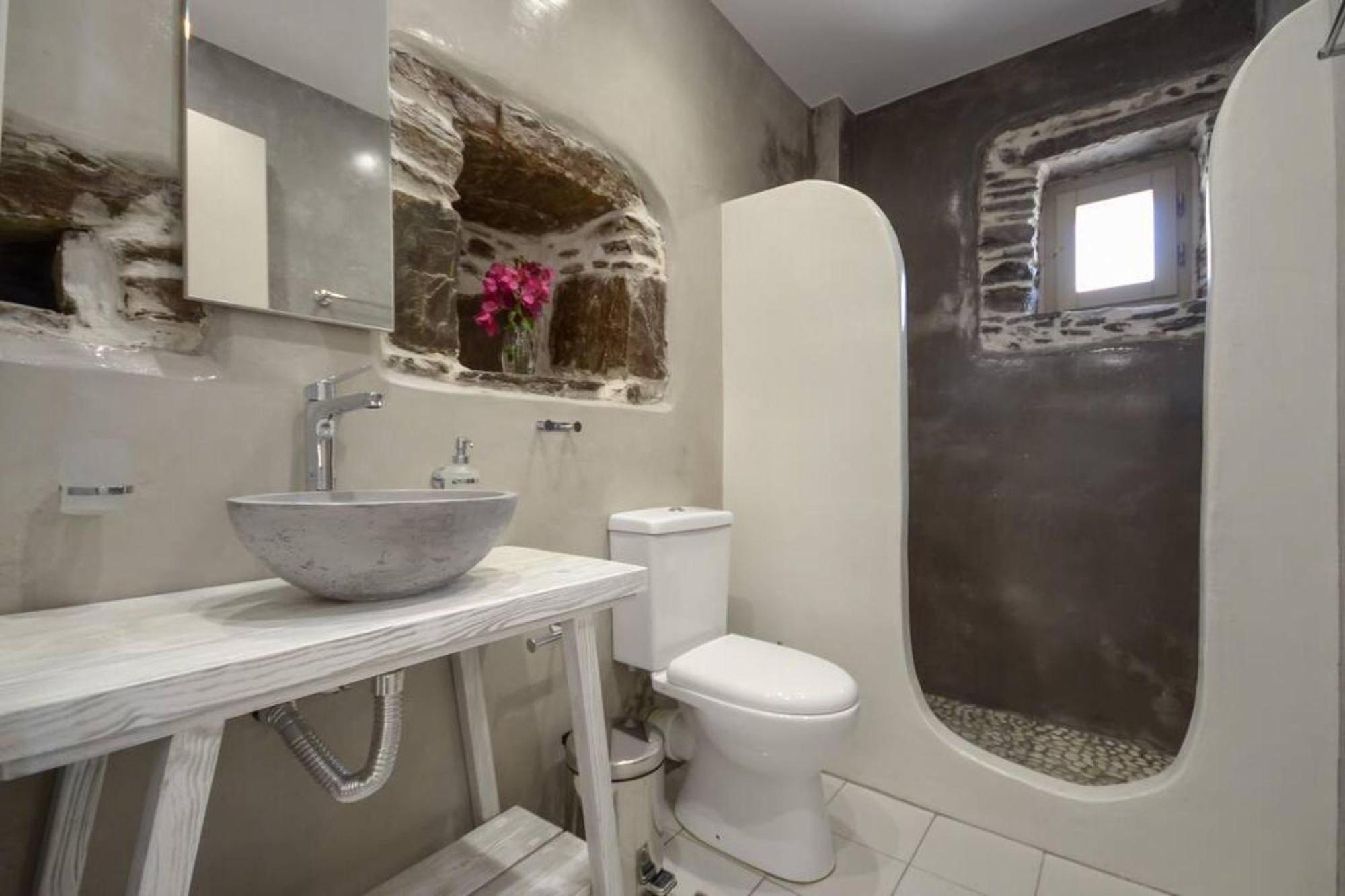 Villa Anthemion Naxos With Outdoor Jacuzzi Ano Sangrion Ngoại thất bức ảnh