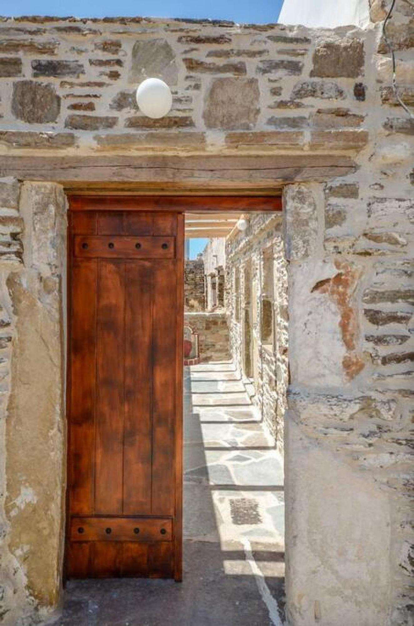Villa Anthemion Naxos With Outdoor Jacuzzi Ano Sangrion Ngoại thất bức ảnh